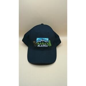 Alaska Shirt Company Black Snapback Alaskan Moose Hat